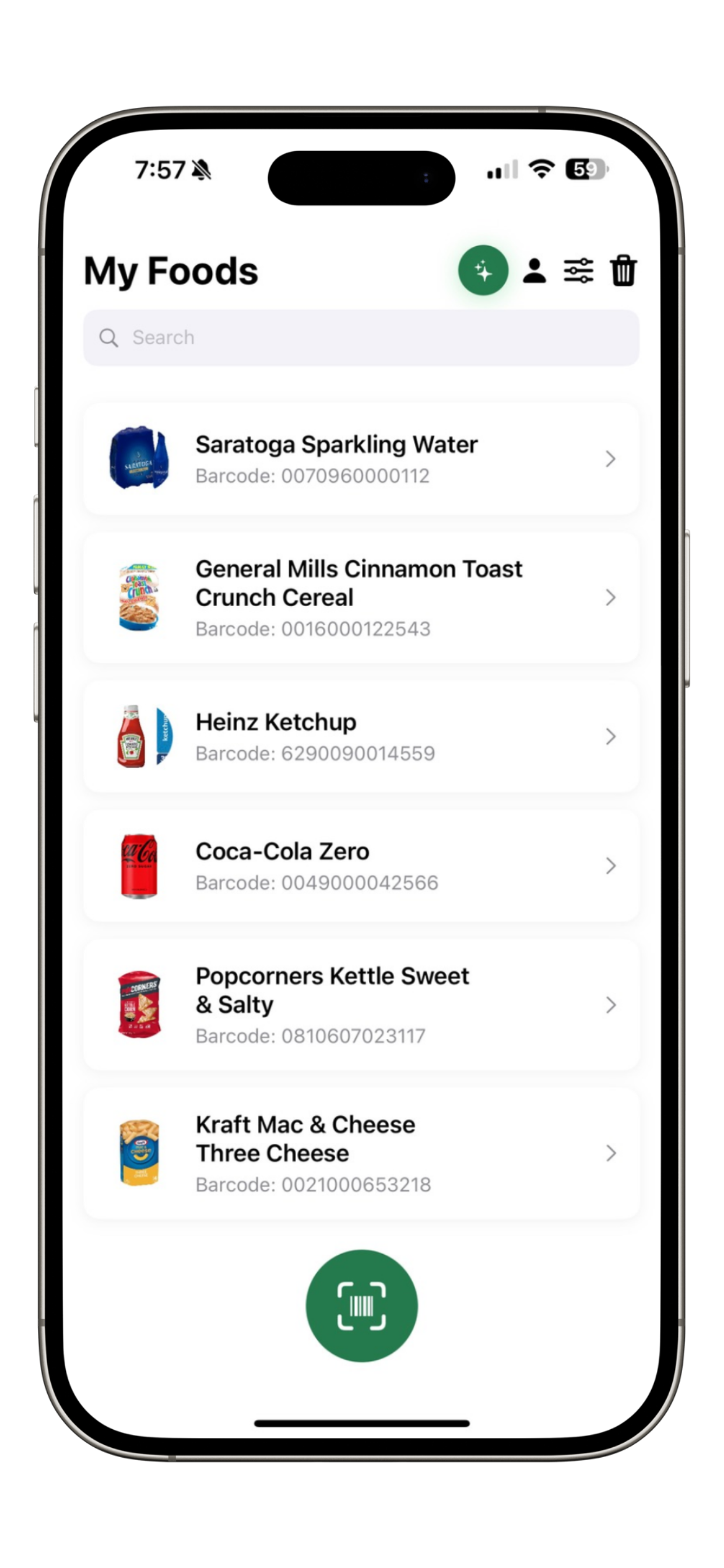 Scan Your Food
